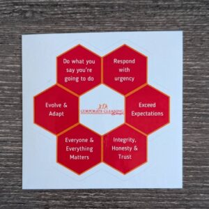 CCG Core Values Sticker